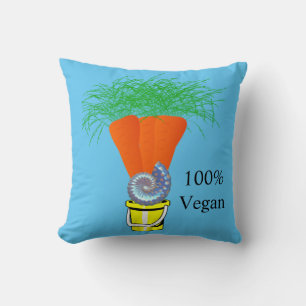 Wurfkissen Karotten 100% Vegan Kissen