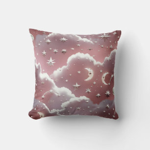Wurfkissen – Luxus Quarz Rosa Himmelsmond Kissen