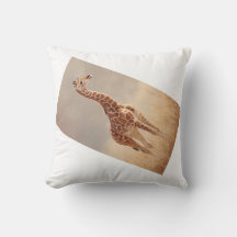 Wurfkissen mit niedlichem Baby-Giraffen