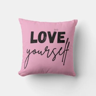 Wurfkissen | motivierend | liebe dich selbst kissen