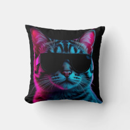Wurfkissen Neonkatze Kissen
