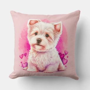 Wurfkissen Puppy Love - Kinderzimmerdeko Kissen