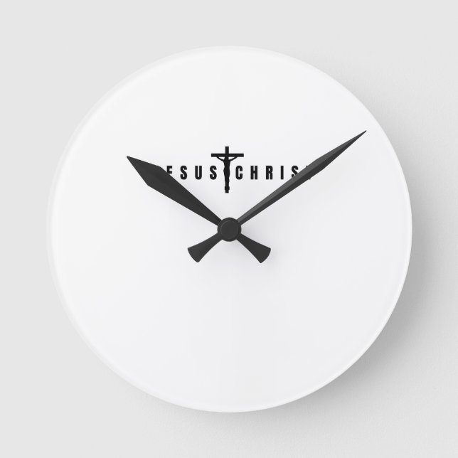 Wurfkissen Runde Wanduhr (Vorderseite)