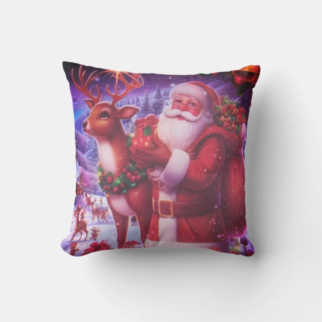 Wurfkissen Santa Claus Kissen (Vorderseite)