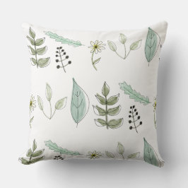 Wurfkissen - Sommerblätter Design 2 Kissen