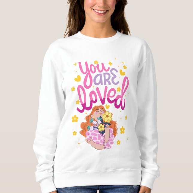 Wurfkissen Sweatshirt (Vorderseite)