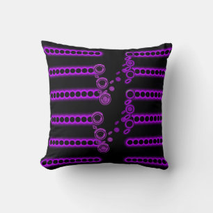 Wurfkissen violettes Motiv Kissen