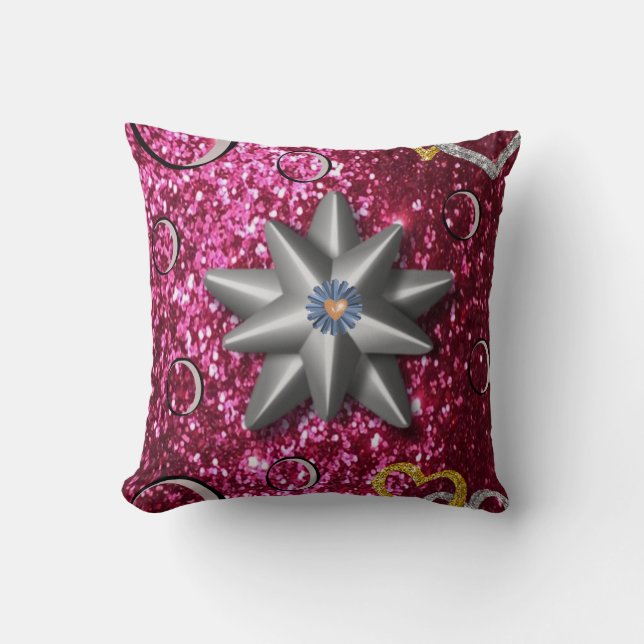 Wurfkissensterne Kissen (Vorderseite)