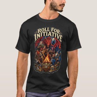 Würfle um die Initiative T-Shirt
