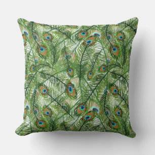 Wurfpillow-Peacock-Feathers Kissen