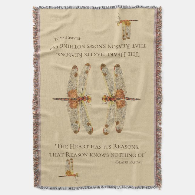 Wurfs-Decke mit Libellen Decke (Vorderseite Vertikal)