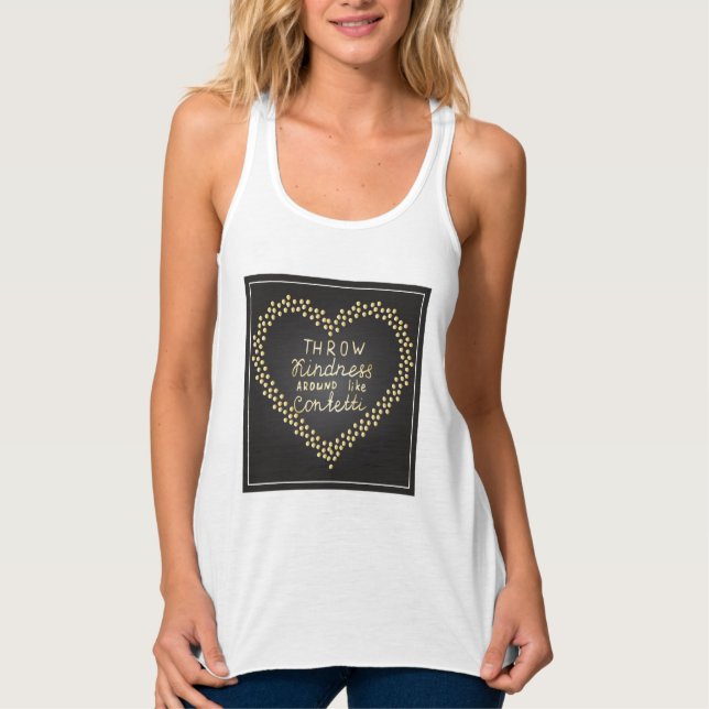 Wurfs-Güte mag herum Confetti Tank Top (Vorderseite)