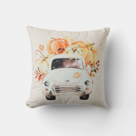 WURFS-KISSEN | dankbarer rustikaler Fall-Ernte-LKW Kissen