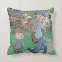 Wurfs-Kissen - der Mailman