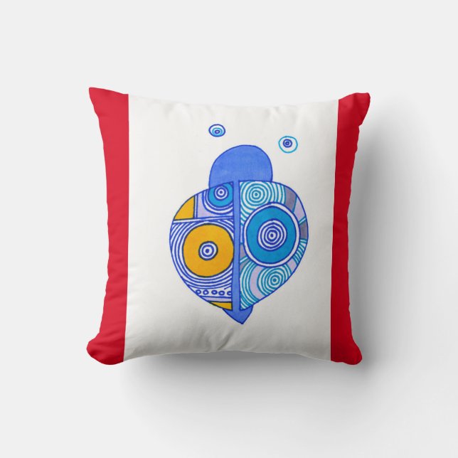 Wurfs-Kissen König-Fisher Cotton Kissen (Vorderseite)