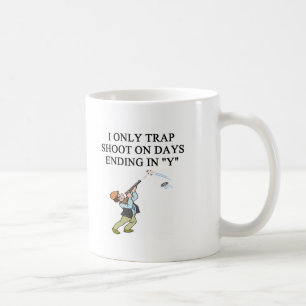 Wurfscheibenschießenwitz Kaffeetasse
