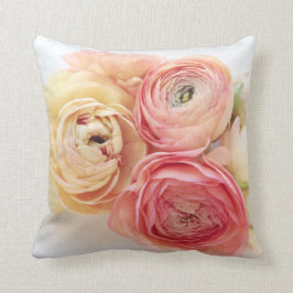 Wurfskissen des Ranunculus warmes Farb Kissen