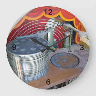 Wurlie Zeit Große Wanduhr