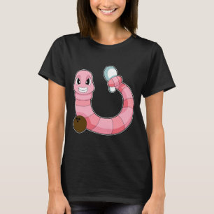 Wurm Bowling Bowlingkugel Bowling-Pin T-Shirt