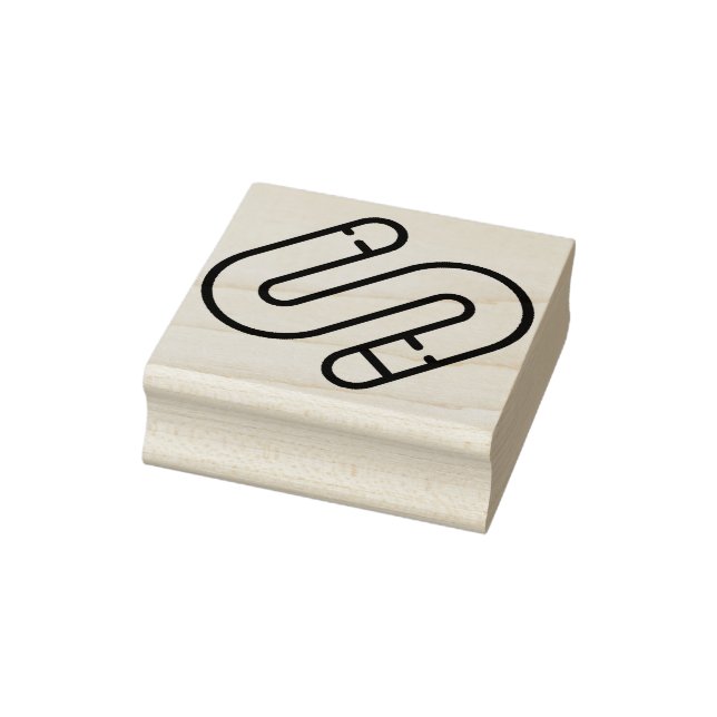 Wurm Gummistempel (Stempel)