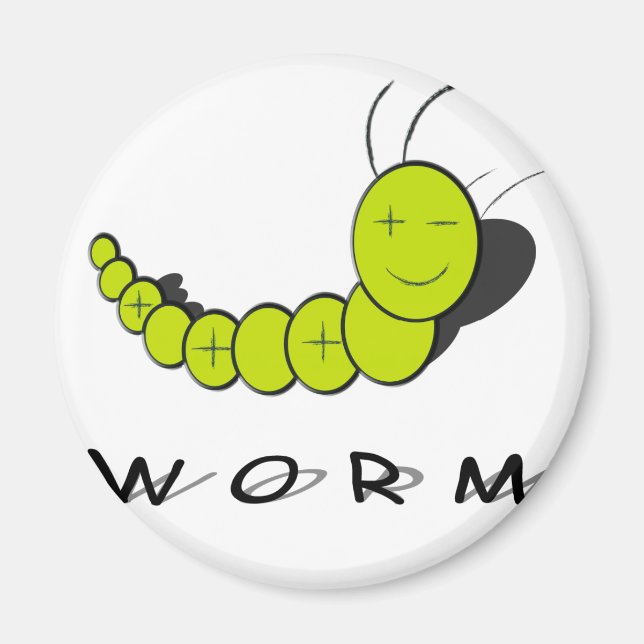 Wurm Magnet (Vorne)