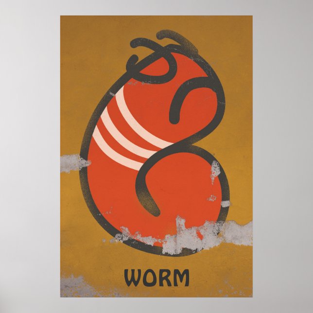 Wurm Poster (Vorne)