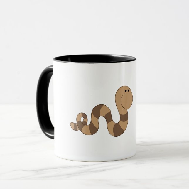 Wurm Tasse (Vorderseite Links)
