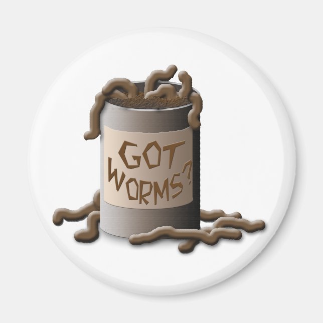 Würmer got? magnet (Vorne)
