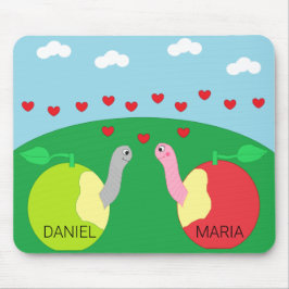 Würmer in Liebe: Mousepad