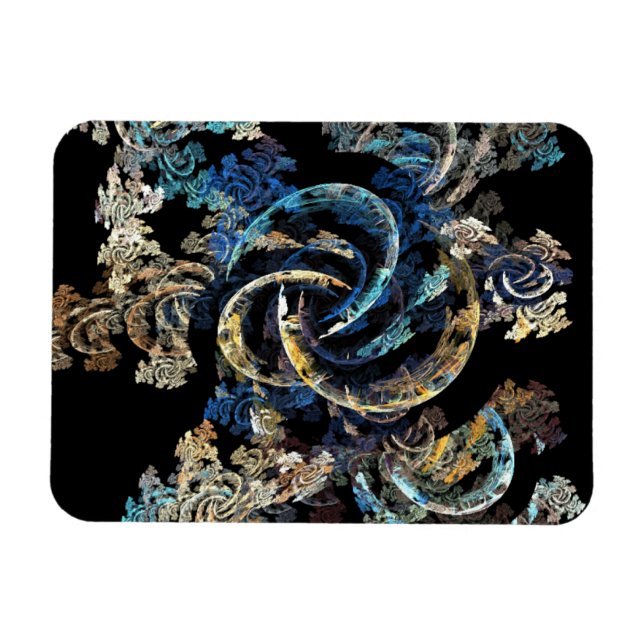 Wurmloch im Weltraum Magnet (Horizontal)