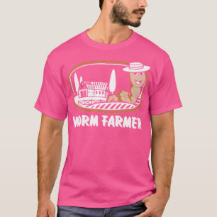Wurmzüchter Vermikultur Gartenbau Landwirtschaft K T-Shirt