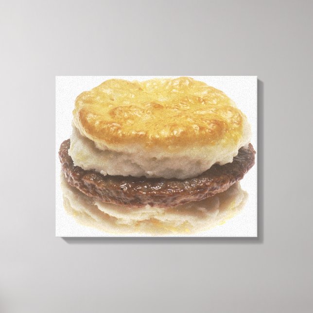 Wurst Biscuit Leinwanddruck (Vorderseite)