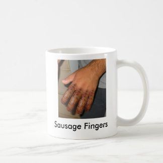 Wurst-Finger Kaffeetasse