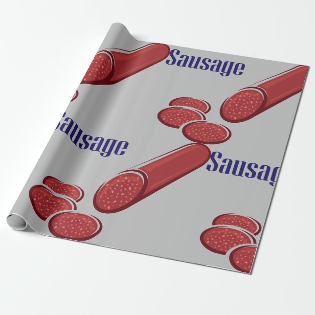 Wurst Geschenkpapier (Ungerollt)