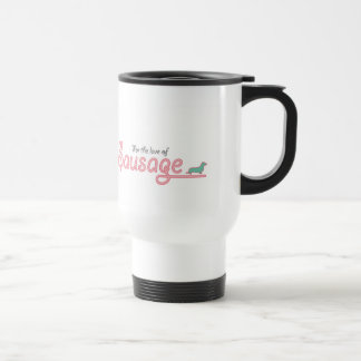 Wurst-Hundereise-Tasse Reisebecher
