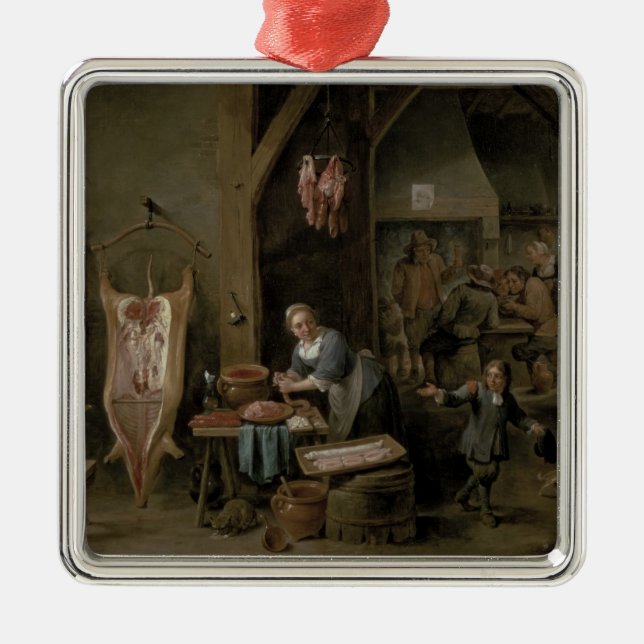 Wurst-Making, 1651 Ornament Aus Metall (Vorne)