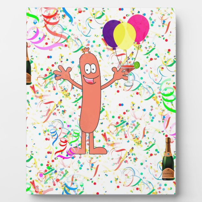 Wurst-Party Fotoplatte (Vorderseite)