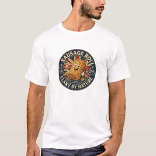 Wurstbrötchen Gesellschaft Flockig von Natur aus T-Shirt