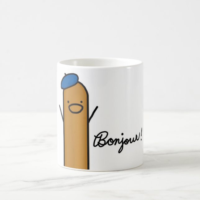 Würstchen bonjour Tasse (Mittel)