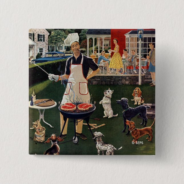 Würstchen Button (Vorderseite)