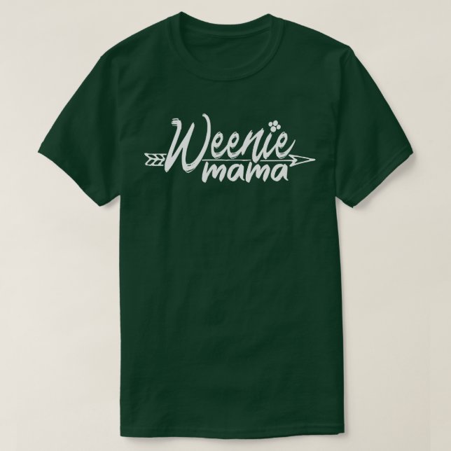 Würstchen Dackel Weiner Dog Mama T-Shirt (Design vorne)