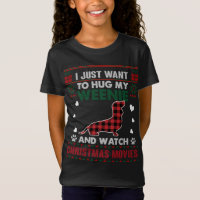 Würstchen Dog Eigentümer Weihnachtsfilme Pajama Xm