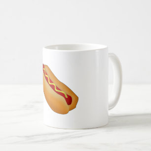 Würstchen Kaffeetasse