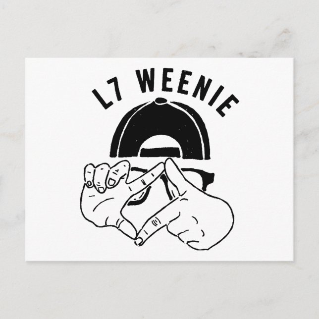 Würstchen L7 Postkarte (Vorderseite)