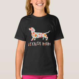 Würstchen Mama Dackel T-Shirt