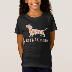 Würstchen Mama Dackel T-Shirt