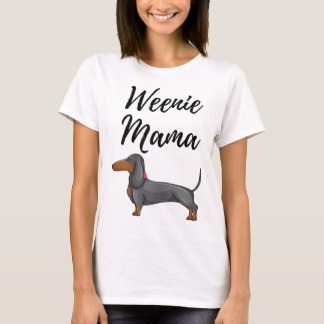 Würstchen Mama Funny Dackel Lover Weiner Dog Gesch T-Shirt