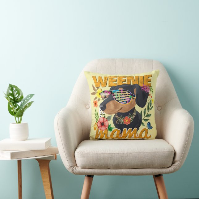 WÜRSTCHEN MAMA THROW PILLOW KISSEN (Stuhl )
