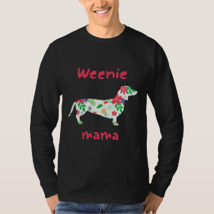 Würstchen Mama Wire Hhaariger Dackel Hund T-Shirt