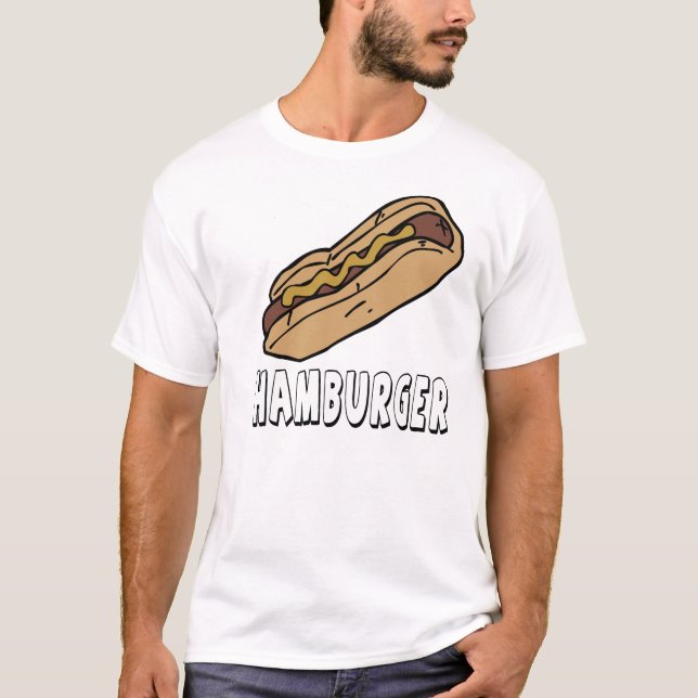Würstchen-nicht Hamburger T-Shirt (Vorderseite)